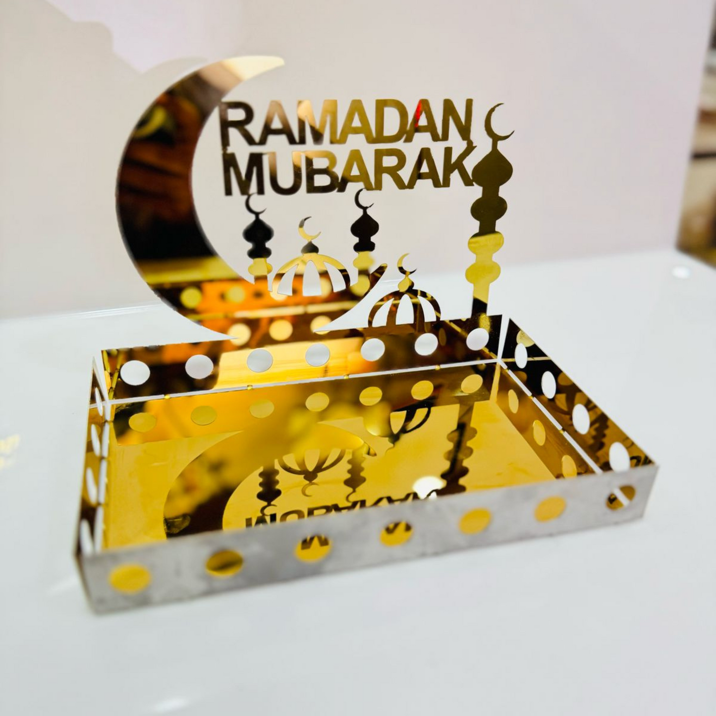 Ramadan Mubarak Gift Tray - Medium Size